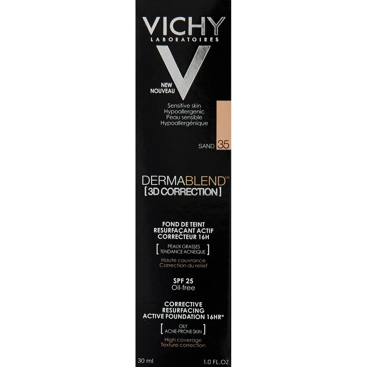 Maquillaje Fluido Vichy Dermablend 3D Spf 25 30 ml Arena
